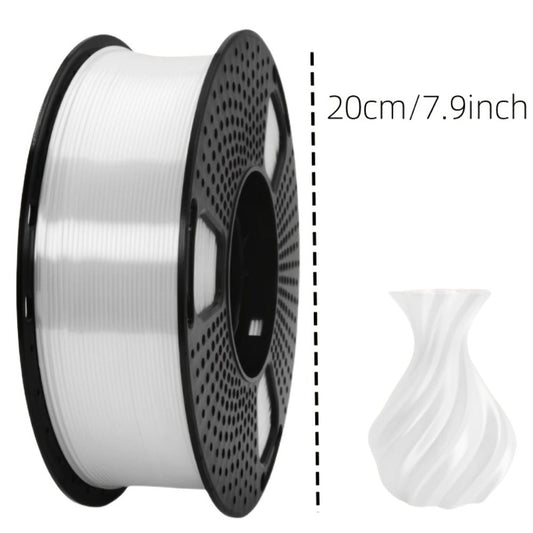 Ender 3 5 Neo PLA Filament 1.75mm 1kg 2.2LB High Gloss Low Warping – Black White Dual Tri Rainbow Multicolor Shiny Finish Smooth Extrusion for Creality & FDM 3D Printers