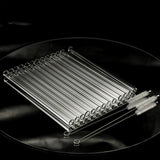 12 glass straws+2 brush