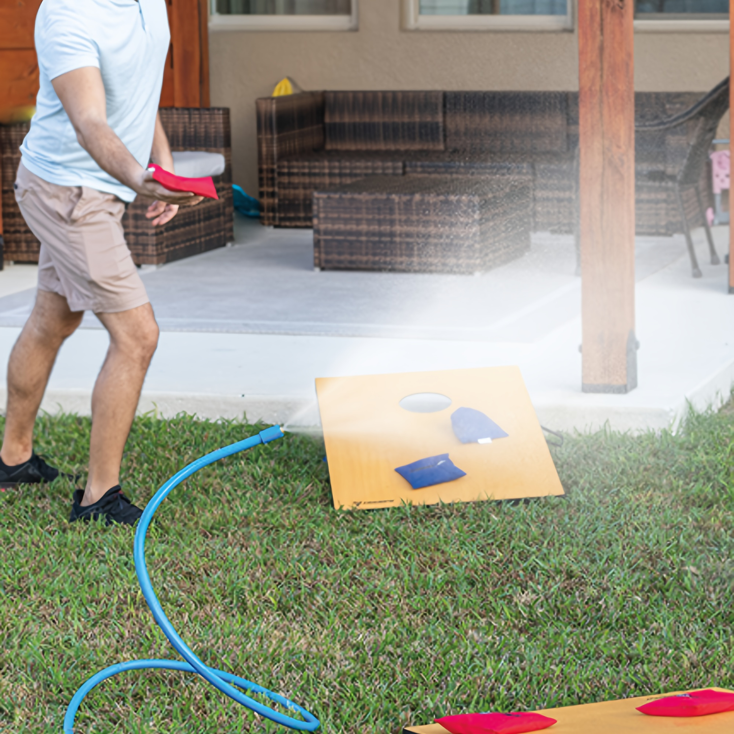 Misting System | Portable Outdoor Cooling Patio Pool Garden Hose Mist