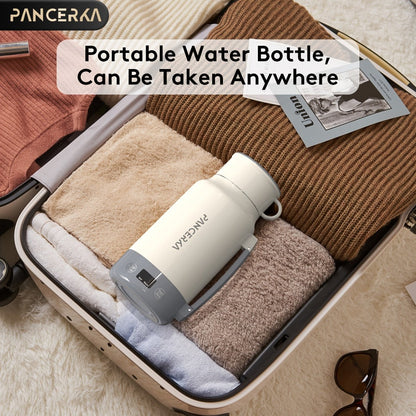 Electric Kettle by PANCERKA, 1L 400W Stainless Steel Interior with Seven Temperature Modes in Green or White