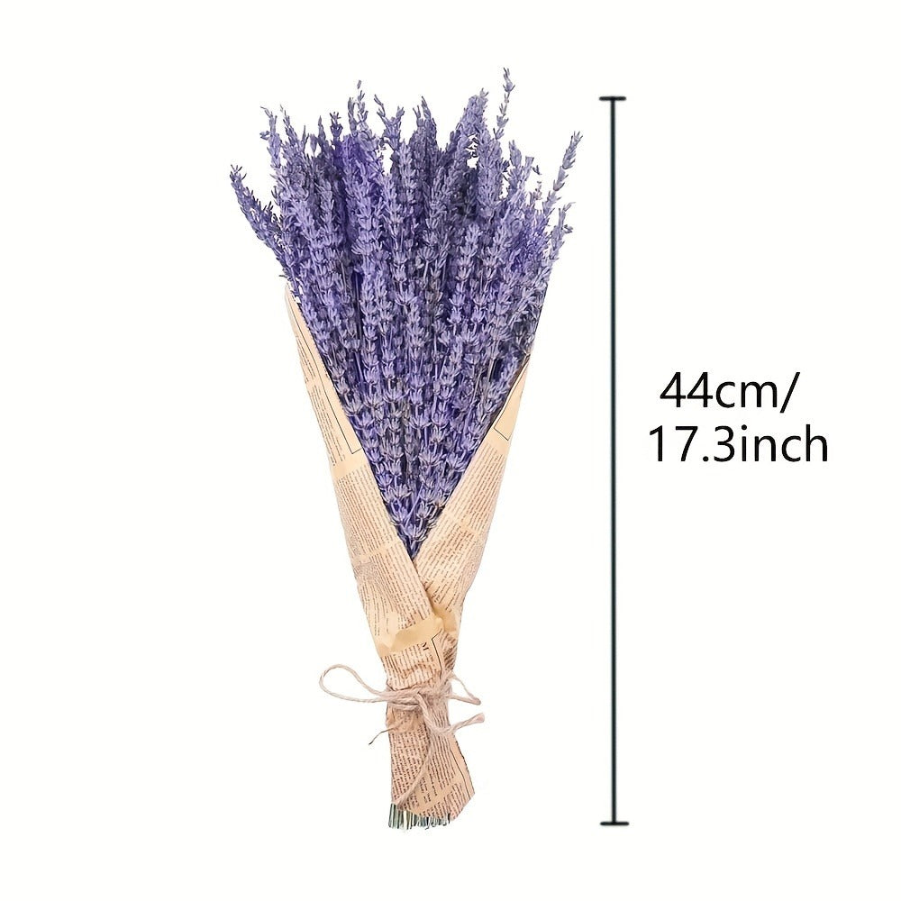 Dried Lavender Bundles 2 Pack, 210 Stems 17-Inch Natural Dried Lavender Flowers for Home Decor, Shower, Wedding Crafts, Fragrance, Photo Props & Floral Arrangements