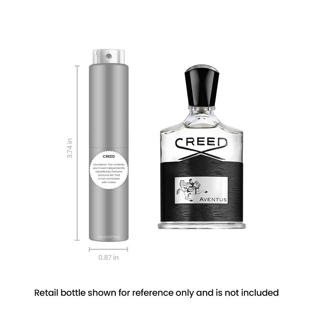 Eau de Parfum Aventus for Men 5ml in Slim Portable Travel Atomizer for Daily Carry for Daily Wear