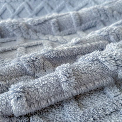 Sofa Cover 300 GSM Shu Velveteen Jacquard Throw in Three Sizes and Five Solid Colors for Armchair to Sectional