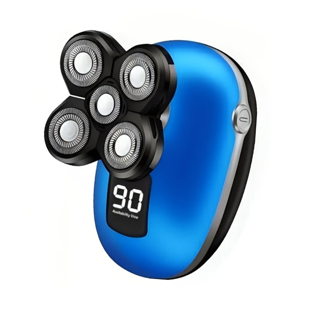 Electric Shaver IPX6 Floating Rotary Head with Type-C Charging, LED Display and Five Listed Set or Head Options