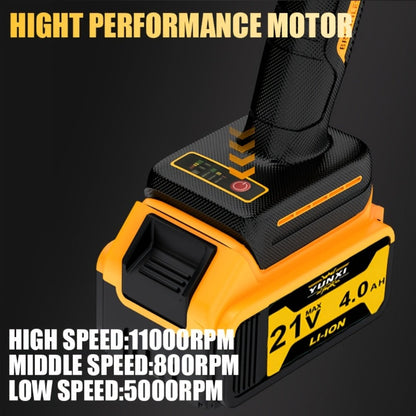 Power Tools YUNXI Cordless Angle Grinder with Rechargeable Battery, Polishing Accessories and Case Options