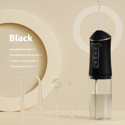 Water Flosser Cordless Three-Mode Design with Four Nozzles, USB Charging and Four Color Options