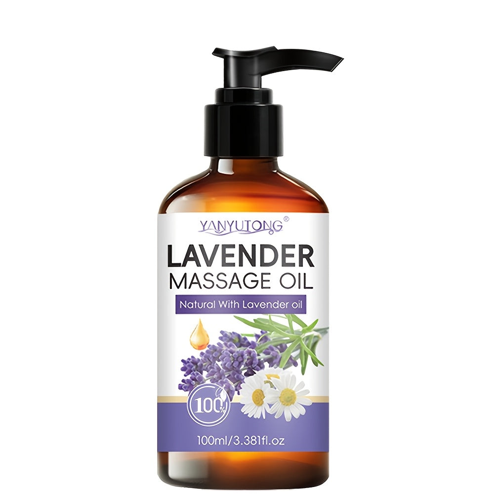 100 ml Pump-Bottle Massage Oil in Lavender, Sakura, Cinnamon Apple or Rosemary, Plus Five-Bottle Gift Set