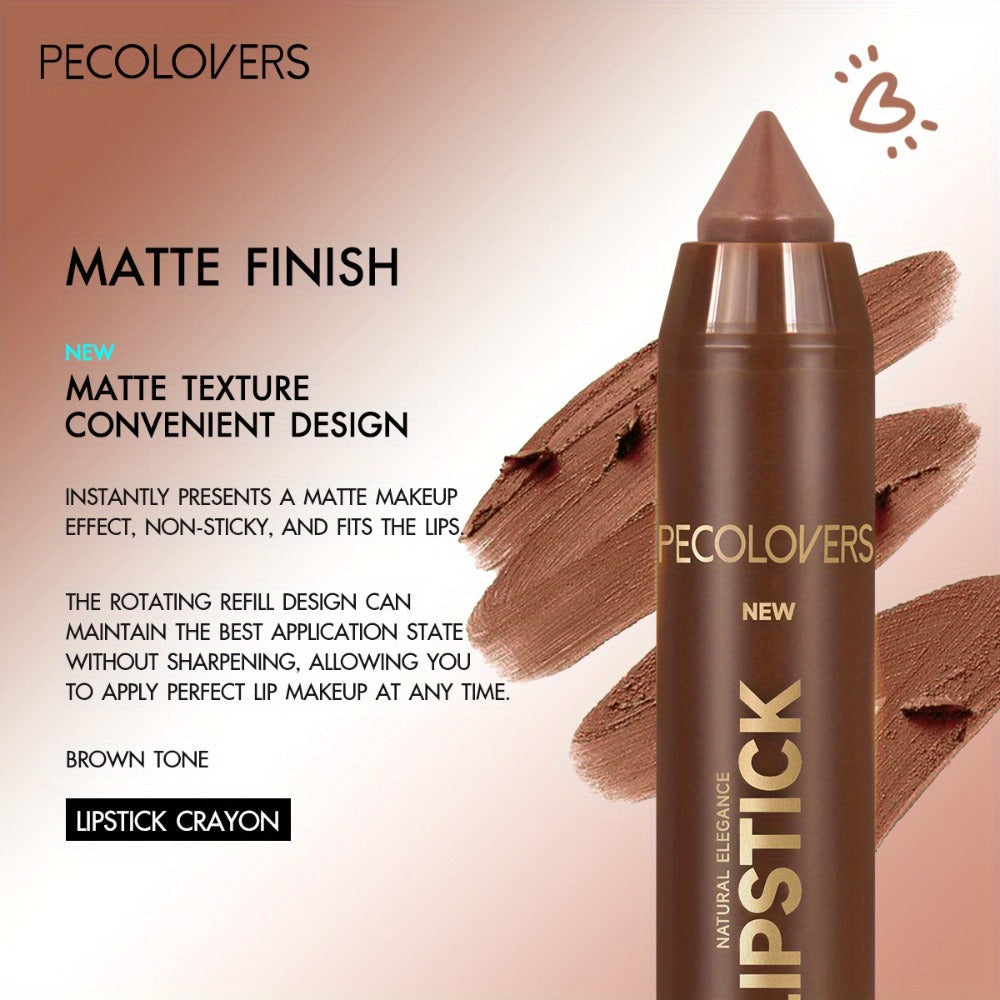 Non-Smearing Contour Lip Liner Set 6 Pcs – Smooth Paste Matte Formula Long Lasting Precise Definition, Outline & Fill Lips in Various Shades for All Skin Tones, Makeup Gift for Women