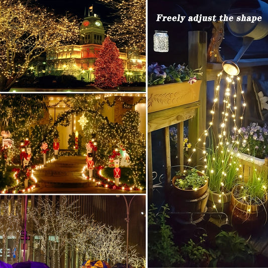 4Pack Solar String Lights 400 LED Outdoor Fairy Lights 160FT 8 Modes Waterproof Garden Patio Christmas Wedding Party Decoration