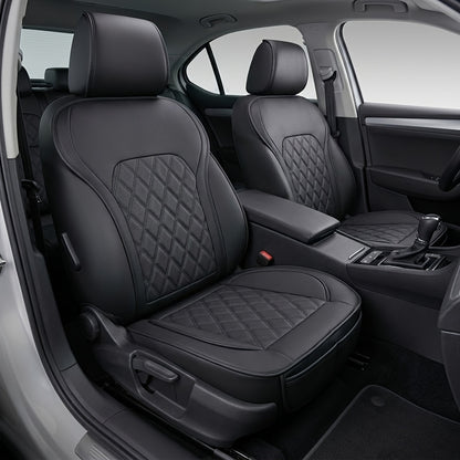 Car Seat Covers Front Pair with Full-Surround High-Back Design and Fifteen Color or Pattern Options