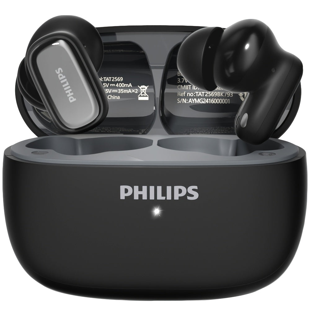 Wireless Earbuds Philips TAT2569 with Active Noise Reduction, Dual Mics and 18-Hour Playtime