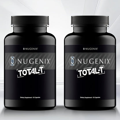 Nugenix Total-T Capsule Supplement, Two-Bottle Package with 30 Labeled Three-Capsule Servings per Bottle