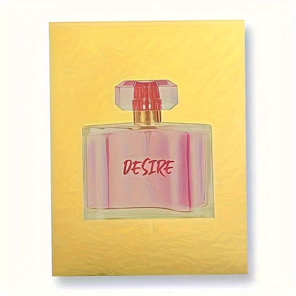Perfume United Scents Desire for Women 100ml in Pink Bottle with Peony Source Profile for Daily Wear