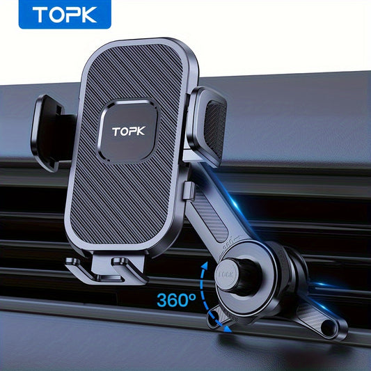Dashboard Phone Mount Extended Arm 3-Point Support – Adjustable Car Phone Holder with Extendable Metal Hook, Secure Hands-Free Grip, Durable ABS, Universal Fit for All Smartphones