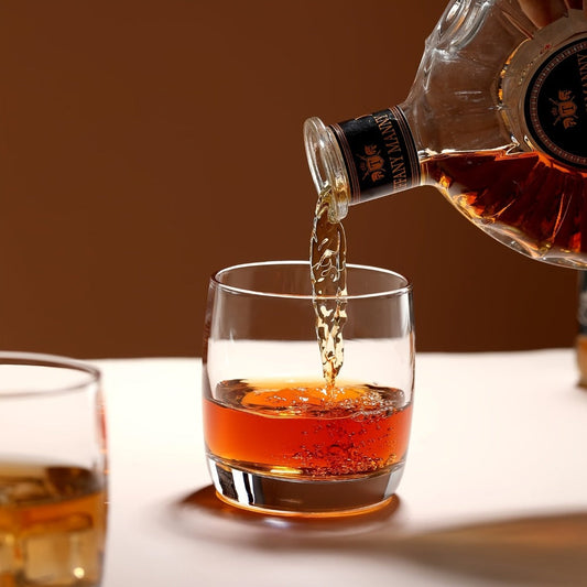 Crystal Rocks Glasses Set of 6 – 10.5oz Premium Whiskey Tumbler, Clear Bourbon Scotch Cocktail Drinking Glasses, Dishwasher Safe Old Fashioned Glassware for Home Bar, Restaurant, Gift for Men