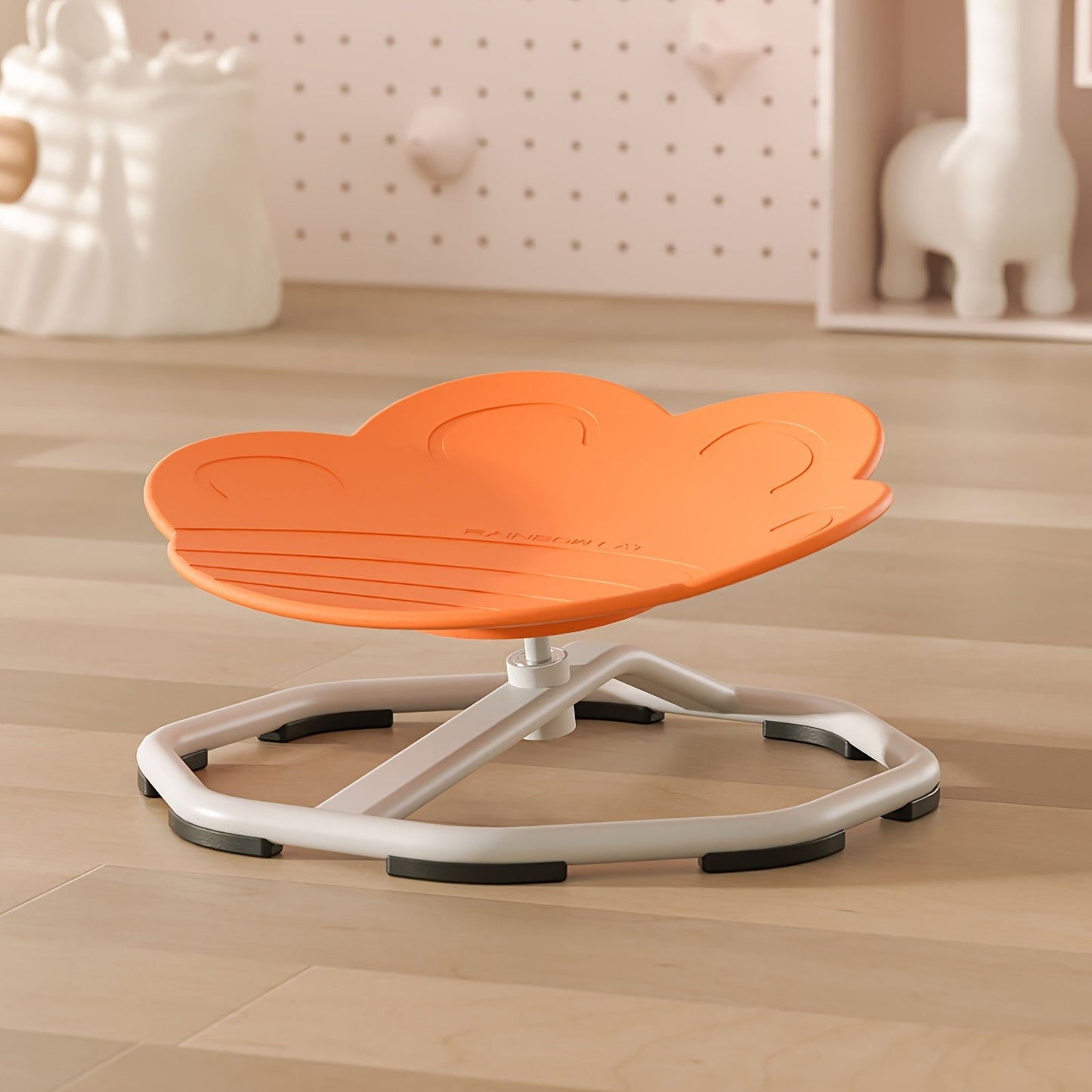 Sensory Spinning Chair for Kids with Autism & ADHD, Ages 3-18, 220LBS Capacity Swivel Sit and Spin Chair to Improve Focus & Body Balance, Calming Sensory Toy for Teens, Indoor Outdoor No Assembly
