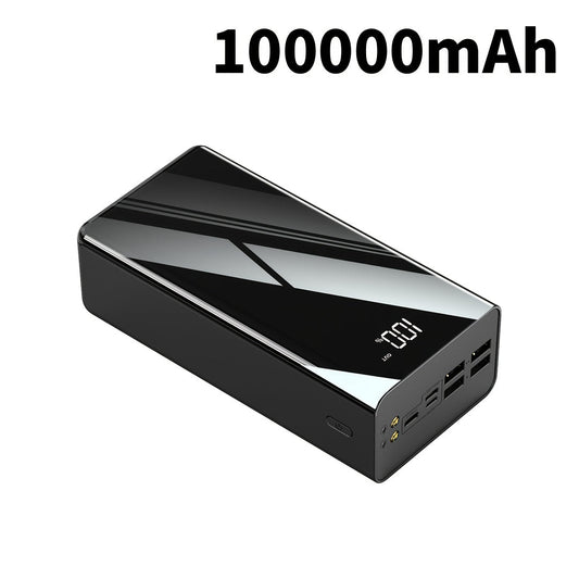 Power Bank 100000mAh 22.5W Super Fast Charging Two-Way USB-C Digital Display Large Capacity Portable Charger for Travel Camping Outdoor Emergency Backup