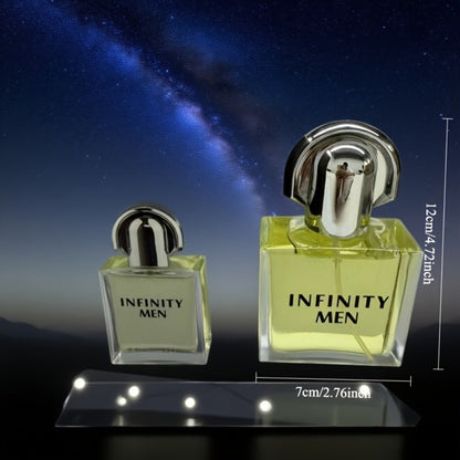 Eau de Parfum for Men 30ml in Mint-Green & Gold Travel Bottle with Woody Source Family for Daily Wear