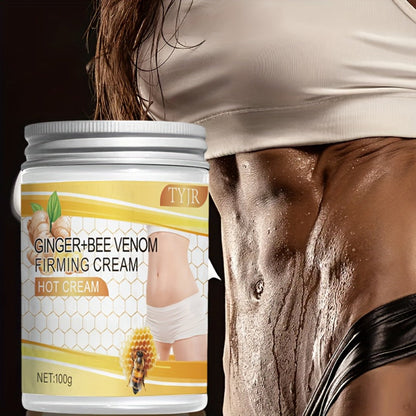 Glycerin Vitamin E Body Firming Cream 2pcs 100g Each Moisturizing Toning Lotion Skin Tightening Elasticity Nourishing Daily Care for Abdomen Arms Legs Back Waist All Skin Types Women