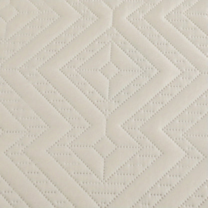 Rhombus-Pattern Three-Piece Bedspread Set in Khaki, Matcha, Blue and Grey with Twin to King Sizes