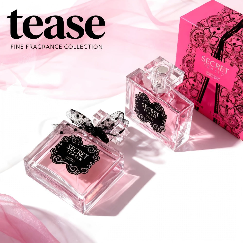 Perfume for Women 100ml in Pink Gift Box with Lychee-Jasmine-Vanilla Source Profile for Daily Wear
