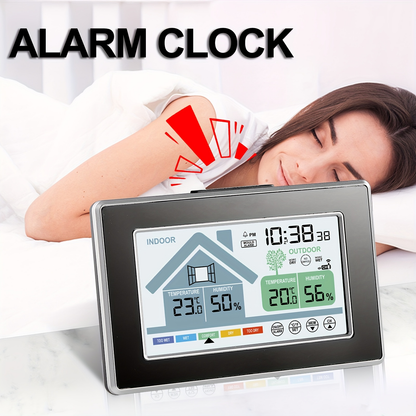 5055C Wireless Indoor Outdoor Thermometer with Color Display, Humidity, Forecast and Remote Sensor