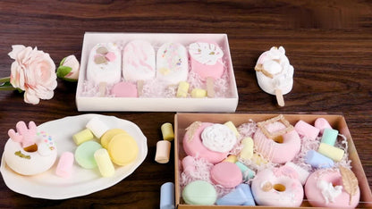 50-Pack White Pastry Presentation Boxes with Full Clear Lids and Pictured 9.5 x 6 x 1.2-Inch Size