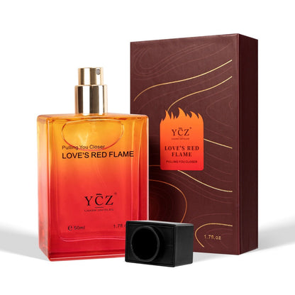 Cologne for Men — YCZ Love's Red Eau de Parfum 1.7 Fl Oz, Long-Lasting Scarlet Aromatic Scent, Masculine Fragrance Spray, Perfect for Date Night & Everyday Wear