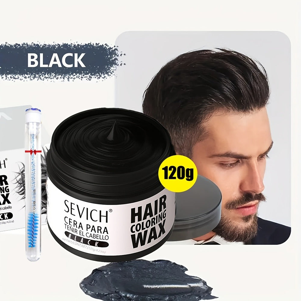 Temporary Hair Color Wax with Strong-Hold Styling Formula in Ten Shades for Parties and Costumes