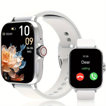 Smartwatch with Bluetooth Calling 1.91" AMOLED HD Touch Screen, Voice Assistant, Music Playback, Built-in Mic & Speaker, Multi-Sport Fitness Tracker – iPhone & Android Compatible