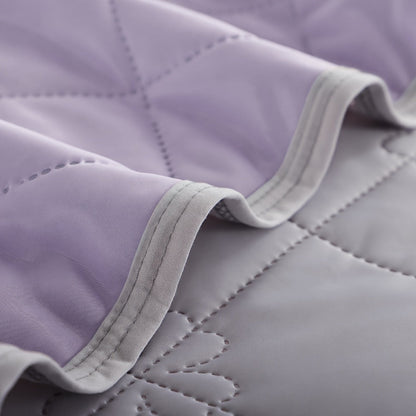 Embossed Diamond-Pattern Summer Blanket in Six Colors with Throw, Twin and Full Size Labels