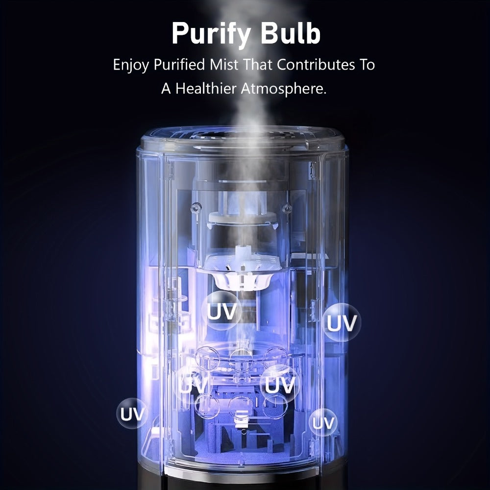 Humidifier 9L Top-Fill Cool Mist Tower with Smart Humidity Control, Sleep Mode and 600-Square-Foot Listing