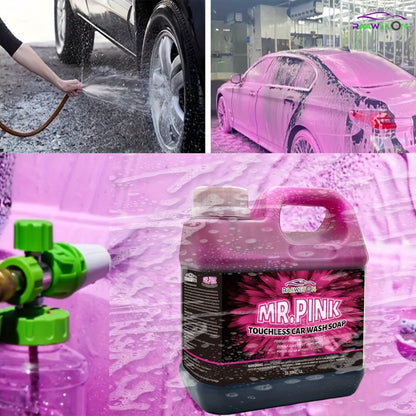 Pink Snow Foam Car Wash Soap Concentrated 1L – High-Foam Pre-Wash Shampoo, pH12 Strong Formula, Touchless Pressure Washer Foam Gun Compatible, for Cars, Trucks, SUVs, Motorcycles & RVs
