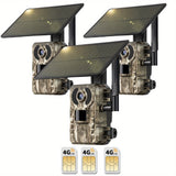 3pcs 4G LTE Cameras