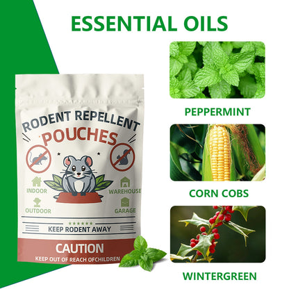Mouse Repellent | Peppermint Pouches Car RV Garage Camper Indoor Outdoor