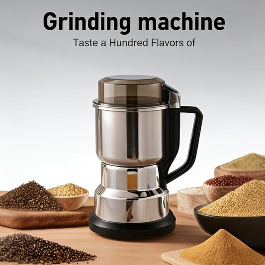 Electric Grain Grinder Mill – High-Speed Spice Coffee Herb Grinding Machine with Powerful Motor, Compact Design for Home Kitchen Use, 1 or 2 Piece Set Available