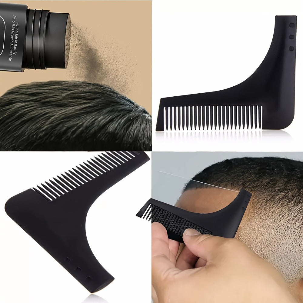 25-Gram Hair Fiber and Styling Comb Set in Eight Shades Including Black, Brown, Blonde, Auburn and Gray
