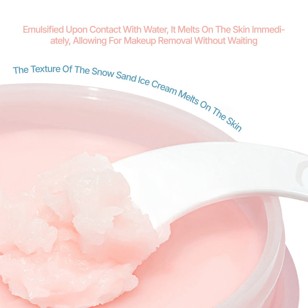 Makeup Remover Cleansing Balm Gentle Hydrating Fast-Melt Formula — Deep Cleanse Sensitive Skin, No Residue, Cold-Brewed Peach & Coconut
