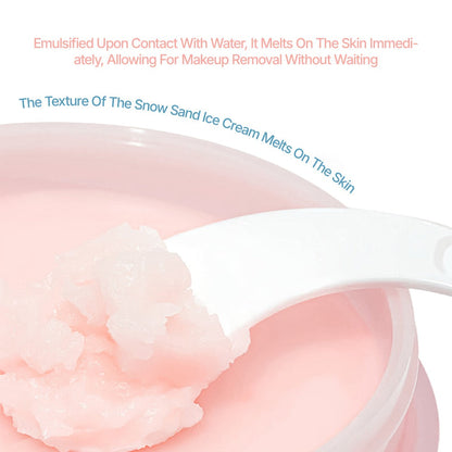 Makeup Remover Cleansing Balm Gentle Hydrating Fast-Melt Formula — Deep Cleanse Sensitive Skin, No Residue, Cold-Brewed Peach & Coconut