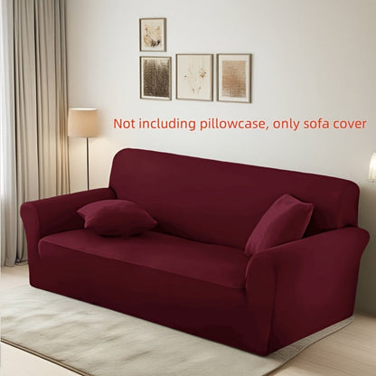 Sofa Cover Elastic Anti-Slip Stretch Slipcover for 1, 2, 3 or 4-Seater Sofas in Seven Solid Colors