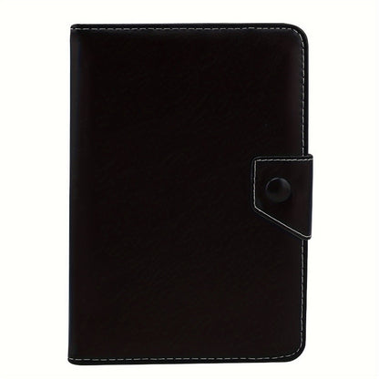 Universal 7- or 8-Inch Tablet Sleeve Case with Magnetic Closure, Folding Stand and Ten Size-Color Options