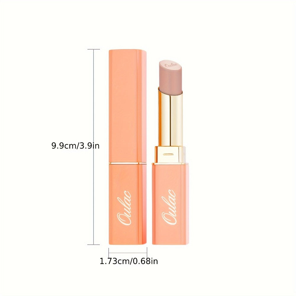 12 g Nude Satin Lipstick Set with Lightweight Cream-to-Satin Formula in Two Checkout Sets for Daily Makeup