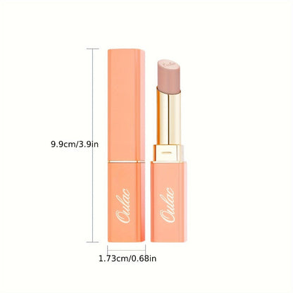 12 g Nude Satin Lipstick Set with Lightweight Cream-to-Satin Formula in Two Checkout Sets for Daily Makeup