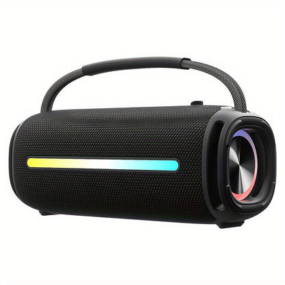 Portable Bluetooth Speaker 50W Party Audio Model with LED Lights, FM Radio, USB and TF Playback