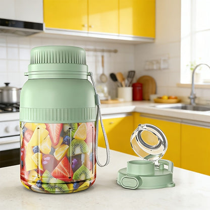 33.8-Ounce Portable Blender and Juicer with Top Digital Display in N99, Cyan or White Options