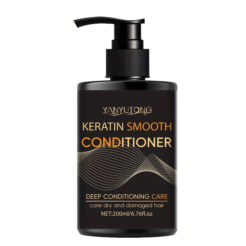 Keratin Smooth Shampoo and Conditioner in 200mL Pump Bottles with Duo, Shampoo-Only or Conditioner-Only Options
