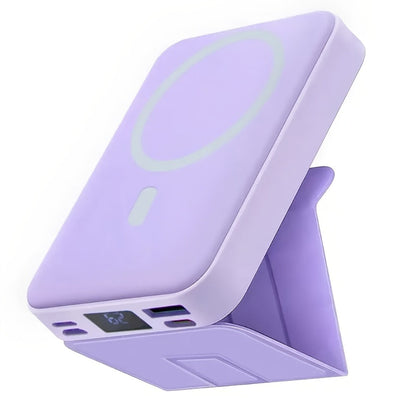 Magnetic Wireless Charger Pad W014 – Slim MagSafe-Compatible Fast Charging Stand for iPhone 16 15 14 13 12 Pro Max Plus & Qi-Enabled Devices, Portable Desktop Snap-On Wireless Charging Dock