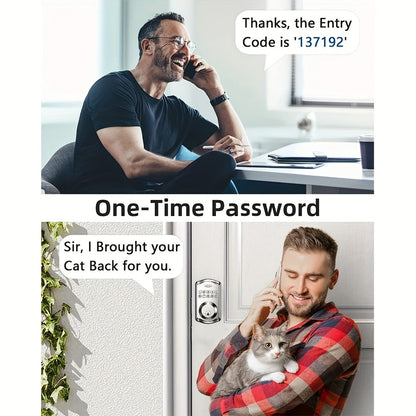 Smart Door Lock Tuya Front Door Deadbolt with Fingerprint Keypad Bluetooth App and Hidden Key