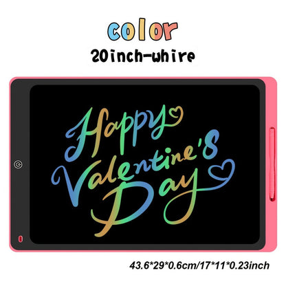 Large LCD Drawing Tablet for Kids 16 & 20 Inch – Colorful Erasable Electronic Doodle Board Reusable Writing Pad | Educational Art Toy Birthday Christmas Gift | Blue Pink Black