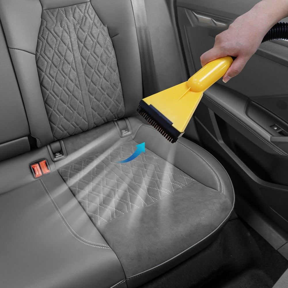12V Bucket-Style Car Vacuum Cleaner with Suction and Blower Ports, 0.4L-Plus Source Capacity and Seven Colors